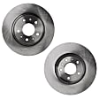 Front Brake Discs, Plain Surface, Vented, 5 Lugs, 11.93 in. Disc Diameter, Pro-Line Series
