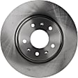 Front Brake Discs, Plain Surface, Vented, 5 Lugs, 11.93 in. Disc Diameter, Pro-Line Series