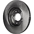 Front Brake Discs, Plain Surface, Vented, 5 Lugs, 11.93 in. Disc Diameter, Pro-Line Series