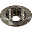 2007 Dodge Grand Caravan - Front and Rear Brake Disc, Plain Surface, Front-Vented/Rear-Solid, 5 lugs, Front-280.92 mm/Rear-289.81 mm, 3.8L 6Cyl, Pro-Line Series