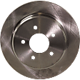 2007 Dodge Grand Caravan - Front and Rear Brake Disc, Plain Surface, Front-Vented/Rear-Solid, 5 lugs, Front-280.92 mm/Rear-289.81 mm, 3.8L 6Cyl, Pro-Line Series