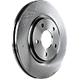 Front and Rear Brake Disc, 4-Wheel Set, Plain Surface, Vented - Front, Solid - Rear, 5 Lugs, 328mm Rear Disc, 330mm Front Disc, Pro-Line Series