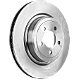 Front and Rear Brake Discs, 4-Wheel Set, Plain Surface, Vented, 5 Lugs, 13.58 in. - Front; 13.78 in. - Rear Disc Diameter, Pro-Line Series