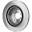 Front and Rear Brake Discs, 4-Wheel Set, Plain Surface, Vented, 5 Lugs, 13.58 in. - Front; 13.78 in. - Rear Disc Diameter, Pro-Line Series