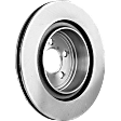 Front and Rear Brake Discs, 4-Wheel Set, Plain Surface, Vented, 5 Lugs, 13.58 in. - Front; 13.78 in. - Rear Disc Diameter, Pro-Line Series