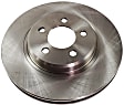 2010 Dodge Challenger - Front and Rear Brake Disc, Natural Finish, Plain Surface, Front-Vented/Rear-Solid, 5 Lugs, 320.04 mm, 320mm Front Disc, Solid Rear Disc, Touring Brakes, 3.5L 6Cyl, Pro-Line Series