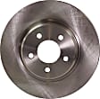 2010 Dodge Challenger - Front and Rear Brake Disc, Natural Finish, Plain Surface, Front-Vented/Rear-Solid, 5 Lugs, 320.04 mm, 320mm Front Disc, Solid Rear Disc, Touring Brakes, 3.5L 6Cyl, Pro-Line Series