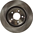 2010 Dodge Challenger - Front and Rear Brake Disc, Natural Finish, Plain Surface, Front-Vented/Rear-Solid, 5 Lugs, 320.04 mm, 320mm Front Disc, Solid Rear Disc, Touring Brakes, 3.5L 6Cyl, Pro-Line Series