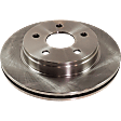 Front Brake Disc, Plain Surface, Vented, 5 Lugs, 336.04 mm, Pro-Line Series