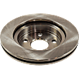 Front Brake Disc, Plain Surface, Vented, 5 Lugs, 336.04 mm, Pro-Line Series