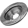 Front Brake Disc, Cross-drilled and Slotted, Vented, 5 Lugs, 335.79 mm,, Pro-Line Series