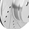 Front Brake Disc, Cross-drilled and Slotted, Vented, 5 Lugs, 335.79 mm,, Pro-Line Series
