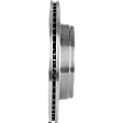 Front Brake Disc, Cross-drilled and Slotted, Vented, 5 Lugs, 335.79 mm,, Pro-Line Series