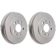 Rear Brake Drums, For Models with Rear Drum, Set Of 2
