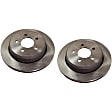 2011 Mercury Grand Marquis - Rear Brake Disc, Natural Finish, Plain Surface, Vented, 5 Lugs, 294.89 mm, 4.6L 8Cyl, Pro-Line Series