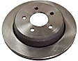 2011 Mercury Grand Marquis - Rear Brake Disc, Natural Finish, Plain Surface, Vented, 5 Lugs, 294.89 mm, 4.6L 8Cyl, Pro-Line Series