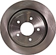 2011 Mercury Grand Marquis - Rear Brake Disc, Natural Finish, Plain Surface, Vented, 5 Lugs, 294.89 mm, 4.6L 8Cyl, Pro-Line Series