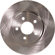 Front Brake Disc, Natural Finish, Plain Surface, Vented, 5 Lugs, 305.05 mm, 4.6L, 8Cyl, Pro-Line Series