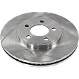 Front and Rear Brake Disc, Natural Finish, Plain Surface, Vented, 5 Lugs, Front-305.05 mm/Rear-294.89 mm, 4.6L, 8Cyl, Pro-Line Series