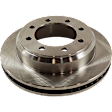 Rear Brake Disc, Natural Finish, Plain Surface, Vented, 8 Lugs, 344.93 mm, Pro-Line Series
