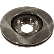 Front Brake Disc, Natural Finish, Plain Surface, Vented, 5 Lugs, 295.91 mm, 3.5L, 6Cyl, Pro-Line Series