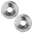 Front Brake Disc, Natural Finish, Plain Surface, Vented, 5 Lugs, 308 mm, 4WD, Pro-Line Series