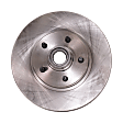 Front Brake Disc, Plain Surface, Vented, 5 Lugs, 286.4 mm, RWD, Pro-Line Series