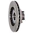 Front Brake Disc, Plain Surface, Vented, 5 Lugs, 286.4 mm, RWD, Pro-Line Series