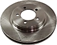 2008 Ford Explorer - Front and Rear Brake Disc, Natural Finish, Plain Surface, Front-Vented/Rear-Solid, 5 Lugs, Front-305.05 mm/Rear-300.99 mm, 4.0L 6Cyl, Pro-Line Series