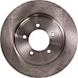 2008 Ford Explorer - Front and Rear Brake Disc, Natural Finish, Plain Surface, Front-Vented/Rear-Solid, 5 Lugs, Front-305.05 mm/Rear-300.99 mm, 4.0L 6Cyl, Pro-Line Series