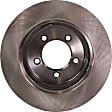 2008 Ford Explorer - Front and Rear Brake Disc, Natural Finish, Plain Surface, Front-Vented/Rear-Solid, 5 Lugs, Front-305.05 mm/Rear-300.99 mm, 4.0L 6Cyl, Pro-Line Series