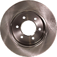 Front Brake Disc, Plain Surface, Vented, 6 Lugs, 329.95 mm, 4WD, Pro-Line Series