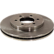 Front Brake Disc, Plain Surface, Vented, 6 Lugs, 329.95 mm, 4WD, Pro-Line Series