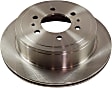 2006 Lincoln Mark LT Base - Front and Rear Brake Disc, Plain Surface, Vented, 6 Lugs, 4WD, 5.4L 8Cyl, Pro-Line Series