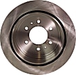 2006 Lincoln Mark LT Base - Front and Rear Brake Disc, Plain Surface, Vented, 6 Lugs, 4WD, 5.4L 8Cyl, Pro-Line Series