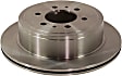 2006 Lincoln Mark LT Base - Front and Rear Brake Disc, Plain Surface, Vented, 6 Lugs, 4WD, 5.4L 8Cyl, Pro-Line Series