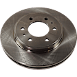 Front Brake Disc, Plain Surface, Vented, 6 Lugs, 329.95 mm, Pro-Line Series