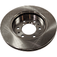 Front Brake Disc, Plain Surface, Vented, 6 Lugs, 329.95 mm, Pro-Line Series