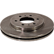 Front Brake Disc, Plain Surface, Vented, 6 Lugs, 329.95 mm, Pro-Line Series