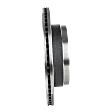 Rear Brake Discs, Plain Surface, Vented, 6 Lugs, 13.7 in. Disc Diameter, Pro-Line Series