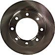 Front Brake Disc, Natural Finish, Plain Surface, Vented, 8 Lugs, 319.02 mm, 4WD, Pro-Line Series