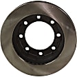 Front Brake Disc, Natural Finish, Plain Surface, Vented, 8 Lugs, 319.02 mm, 4WD, Pro-Line Series