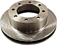 2000 Ford Excursion - Front and Rear Brake Disc, Plain Surface, Vented, 8 Lugs, 4WD, 5.4L 8Cyl, Pro-Line Series