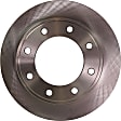 2000 Ford Excursion - Front and Rear Brake Disc, Plain Surface, Vented, 8 Lugs, 4WD, 5.4L 8Cyl, Pro-Line Series