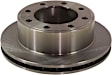 2000 Ford Excursion - Front and Rear Brake Disc, Plain Surface, Vented, 8 Lugs, 4WD, 5.4L 8Cyl, Pro-Line Series