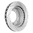 2000 Ford Excursion - Front and Rear Brake Disc, Cross-drilled and Slotted, Vented, 8 Lugs, 4WD, 5.4L 8Cyl, Pro-Line Series