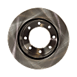 2011 Ford F-250 Super Duty - Rear Brake Disc, Natural Finish, Plain Surface, Vented, 8 Lugs, 340.11 mm, 6.2L 8Cyl, Pro-Line Series