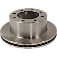 2011 Ford F-250 Super Duty - Rear Brake Disc, Natural Finish, Plain Surface, Vented, 8 Lugs, 340.11 mm, 6.2L 8Cyl, Pro-Line Series