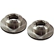 Rear Brake Disc, Natural Finish, Plain Surface, Solid, 10 Lugs, 394.97 mm, Pro-Line Series