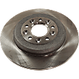 Rear Brake Discs, Plain Surface, Solid, 5 Lugs, 12.99 in., Pro-Line Series